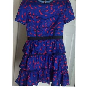 Self-Portrait Tiered Mini Dress Size 6